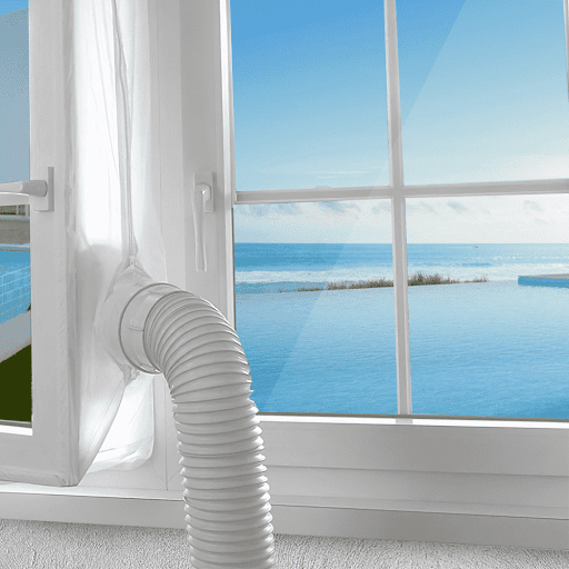 How to install portable air conditioner in awning window